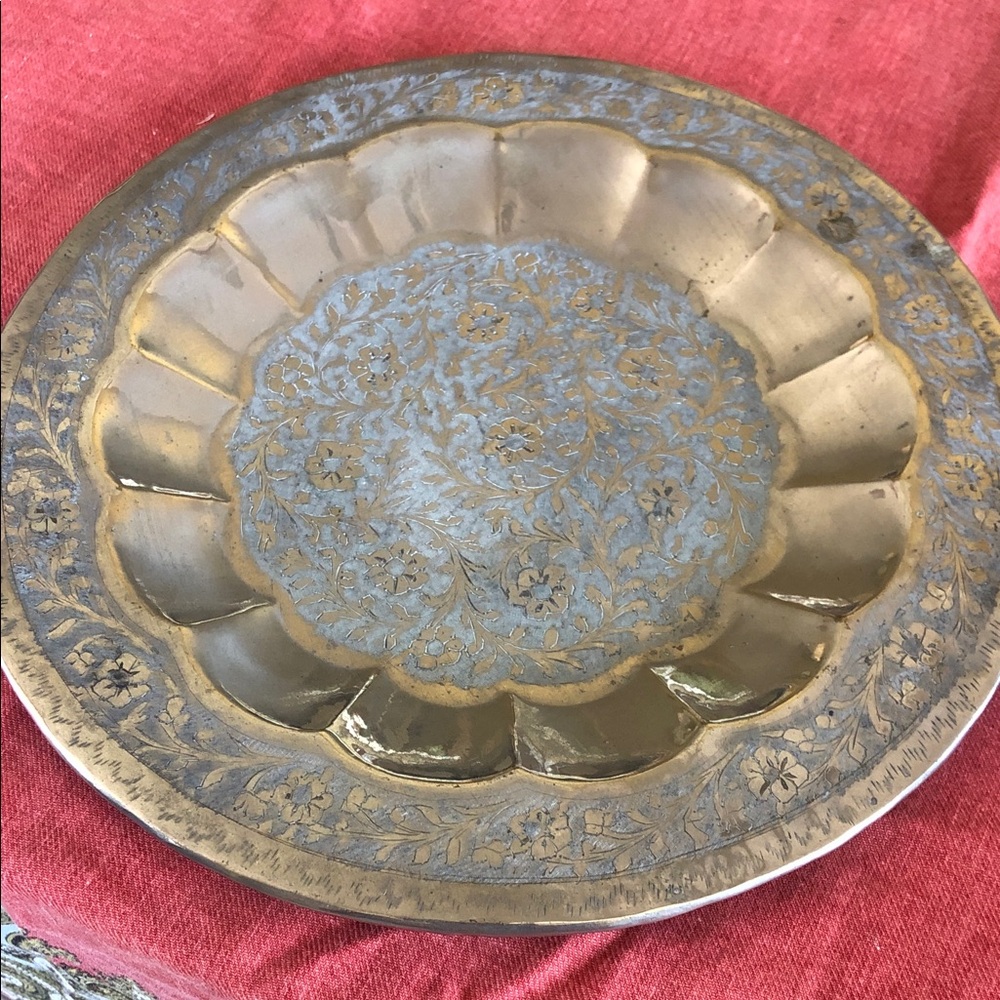 Vtg World Gift ZY India candy dish